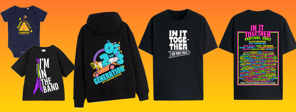 Festival merch clearance