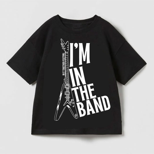 Childs I'm In The Band T-Shirt (Black) SALE