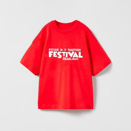 Kids - Future In It Together Headliner T-Shirt (Red) SALE